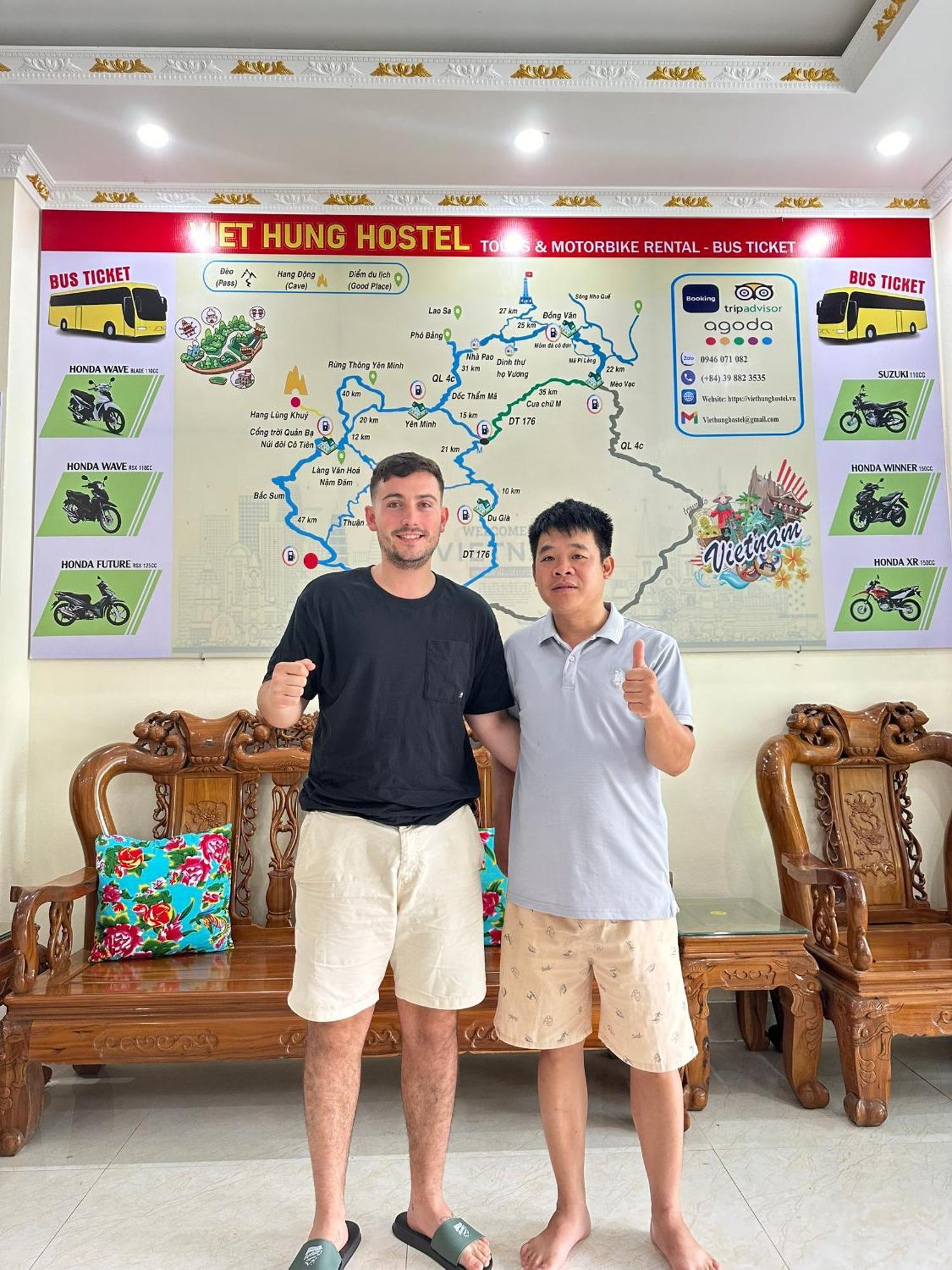 Viethung Hostel-Motorbikes For Rental - Tour Lang Lap Екстериор снимка